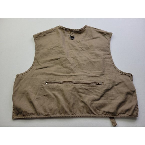 Ausable Fly Fishing Vest Men's Large Hunting Zip Up Pockets Utility Sportsman - Picture 6 of 8